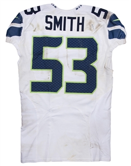 2014 Malcolm Smith Game Used Seattle Seahawks Road Jersey Photo Matched To 11/16/2014 (NFL-PSA/DNA)